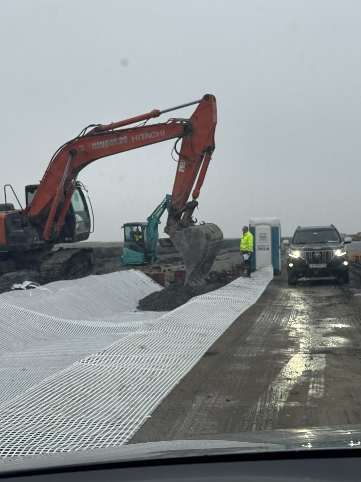 Road reinforcement project